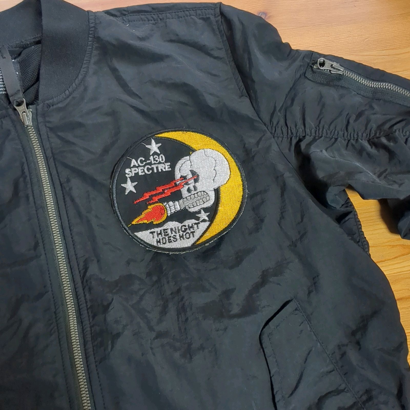 大サイズ】BIG DC37 スカル ドクロ 骸骨 ベトナム 戦争 ワッペン 人気