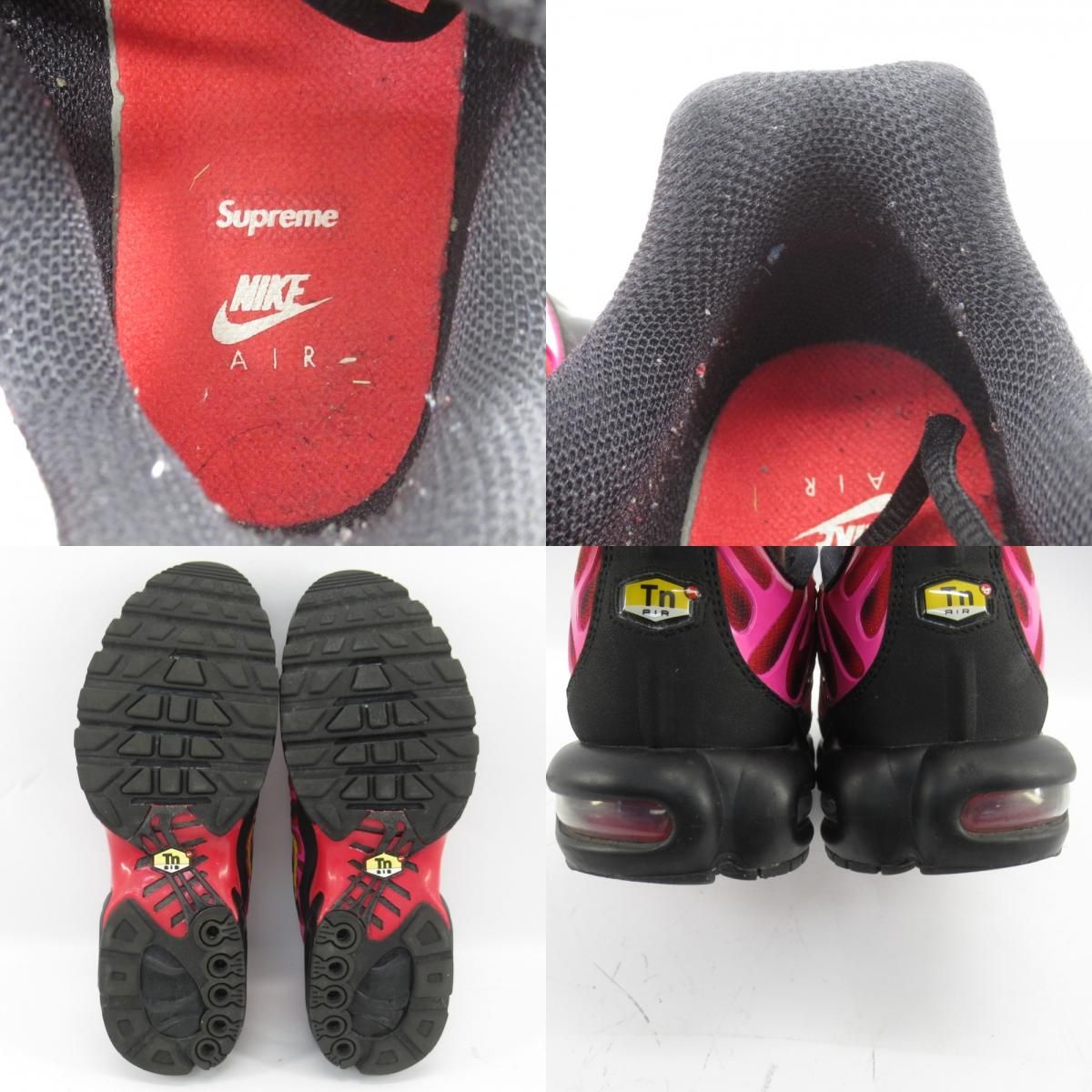 NIKE AIR MAX PLUS × SUPREME Fire Pink 28.5cm ナイキ エアマックス 