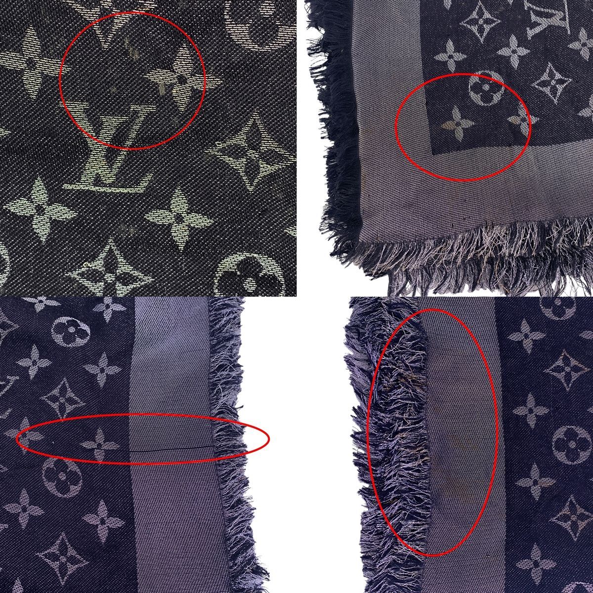 中古】 LOUIS VUITTON ルイ・ヴィトン マフラー・ストール ショール 