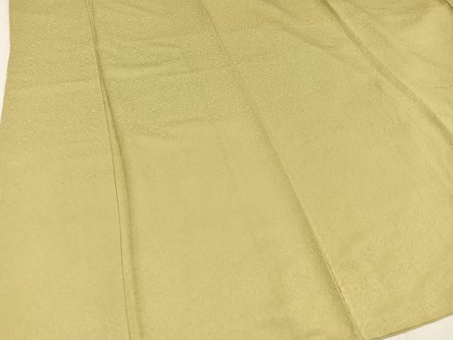 平和屋着物○上質な色無地 草色 正絹 逸品 AAAZ4885ph 平和屋着物□