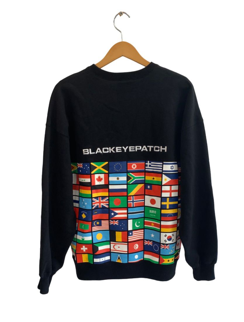 口コミ サイト 商品 ブラックアイパッチ Blackeyepatch クルーネック 国旗 トップス
