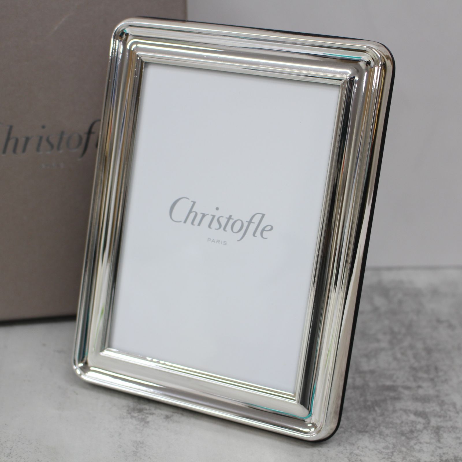 S038)【未使用】Christofle/クリストフル フォトフレーム リネア 9×13