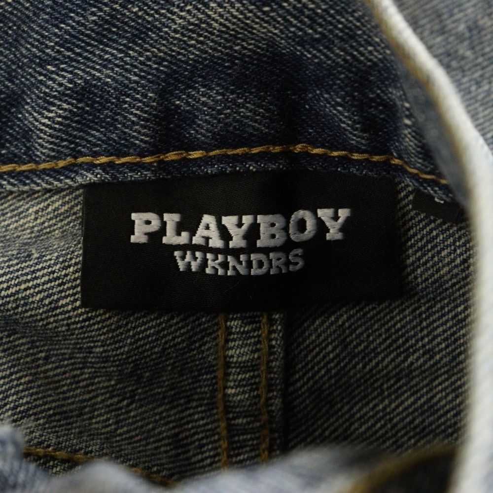 WKNDRS (ウィークエンダーズ) ×PLAYBOY PATCH BAGGY JEANS 
