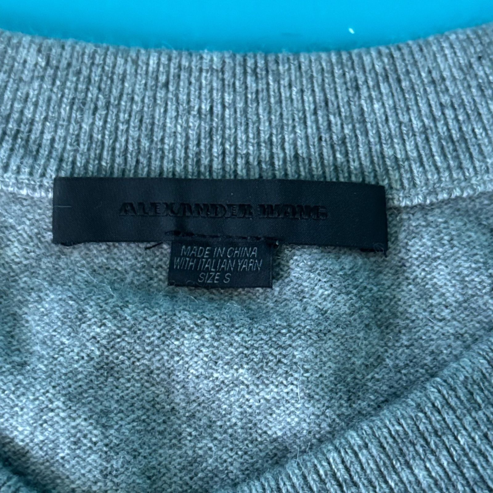 1608 Alexander Wangアレキサンダーワン グレー サイズS カシミア  