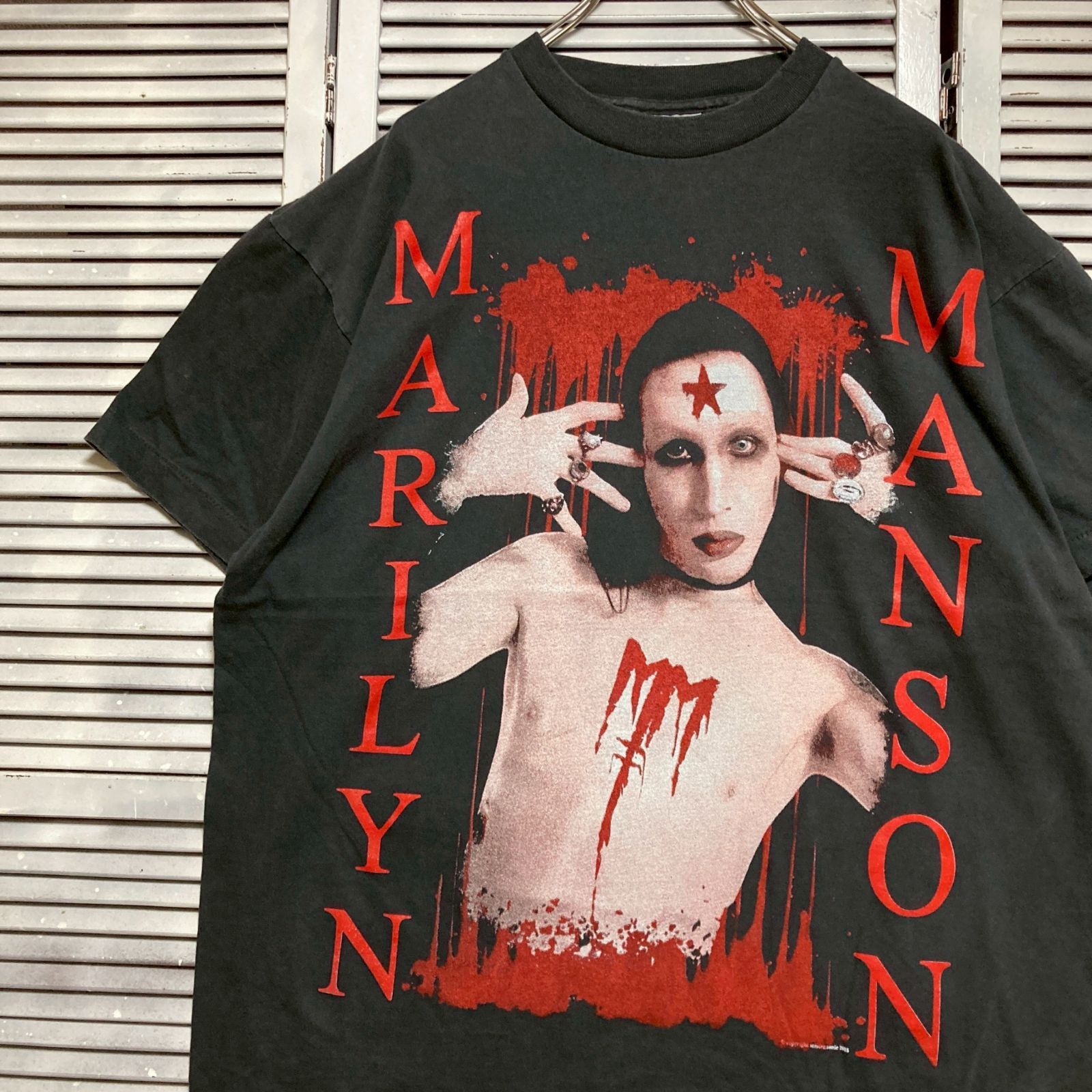 Marilyn Manson Tシャツ ©️1997 古着 美品 ビンテージ 古着 97y マリリンマンソン MARILYN MANSON Tシャツ | Flamingo