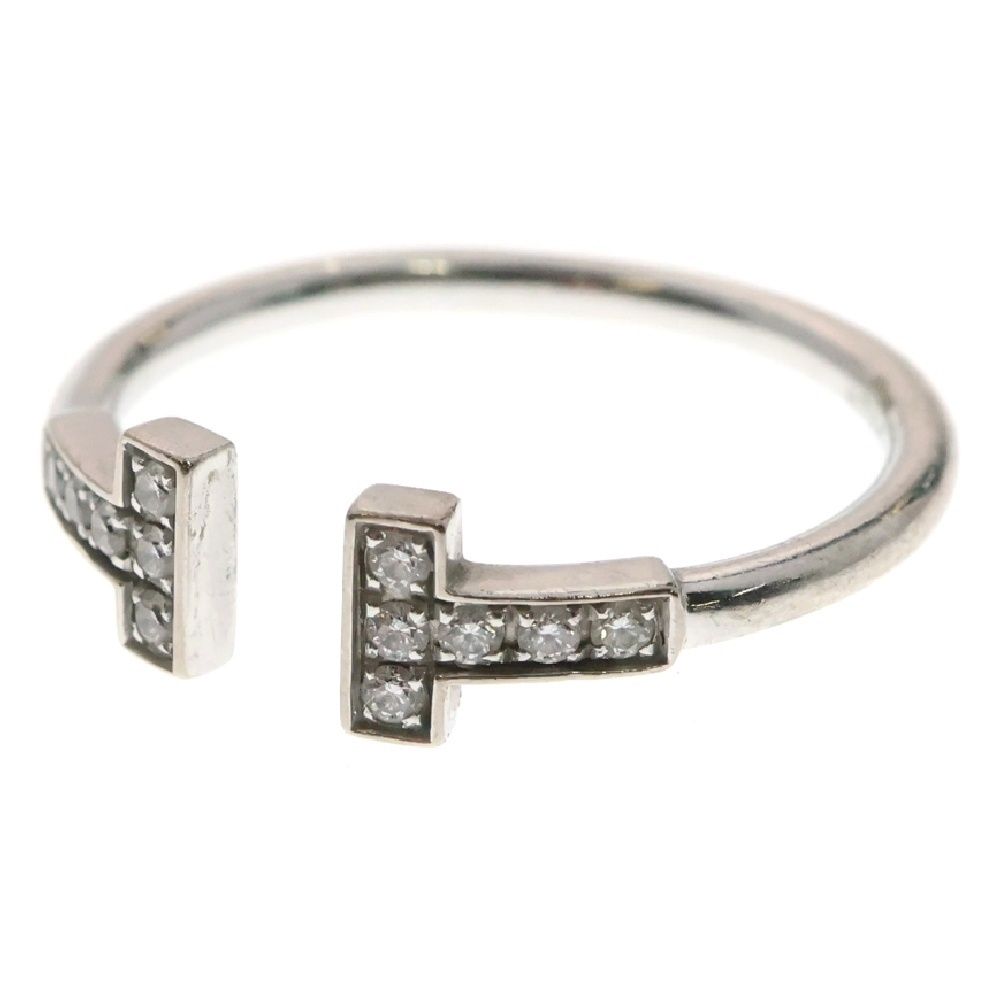 TIFFANY&Co (ティファニー) 750WG Tワイヤー ダイヤ リング ホワイト  