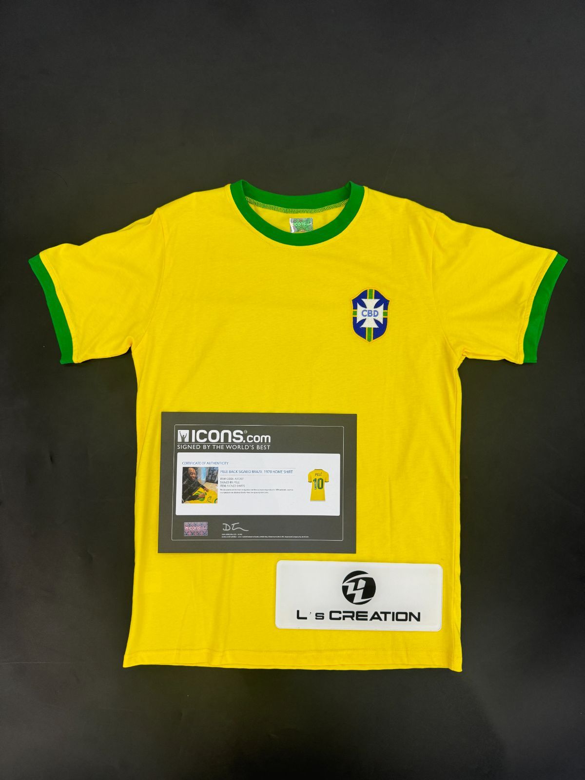 ジーコ直筆サインユニホーム 鯛焼き様専用ジーコ直筆サイン入りユニホーム