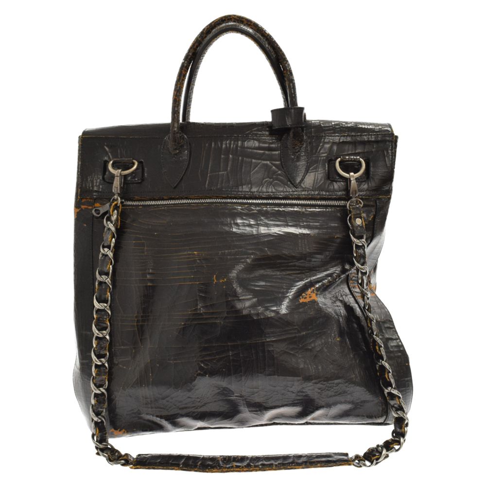 MARC MARMEL HERMAN マークマーメル クラックレザー ブラック MARC