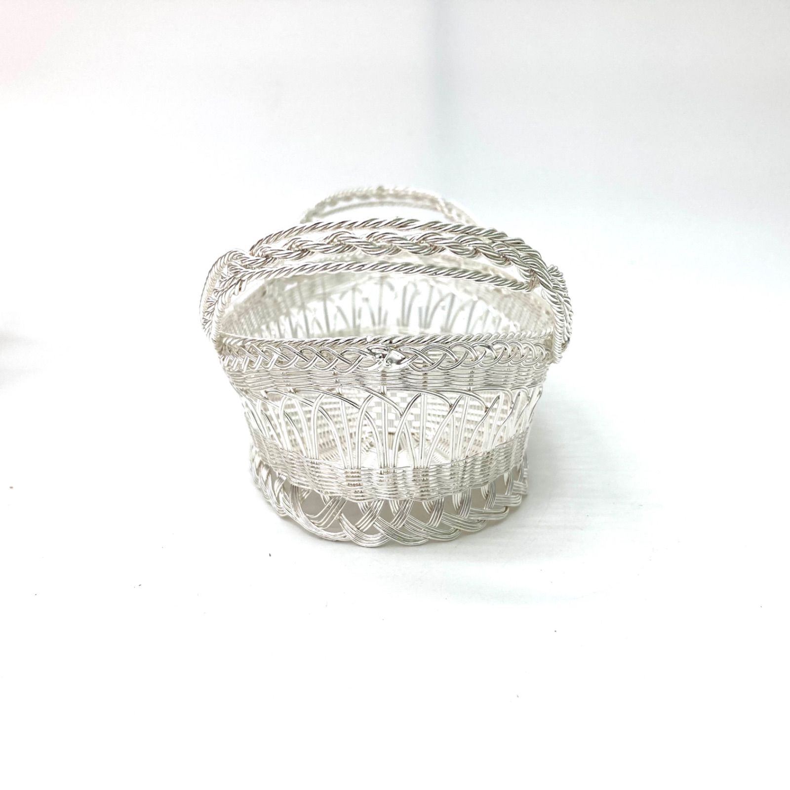 WAKO】銀座和光 シルバー バスケット 銀仕上げ 小物入れ ☆ - メルカリ