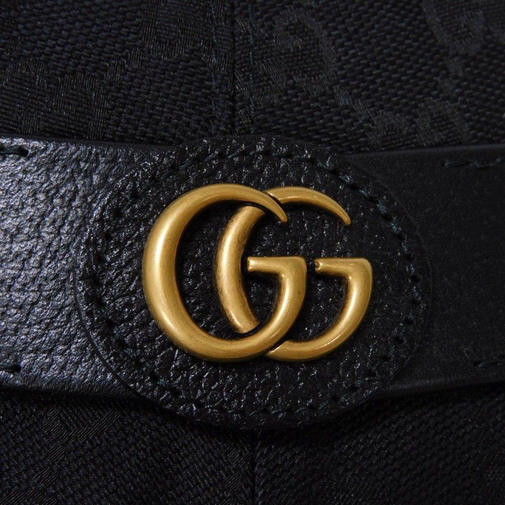GUCCI グッチ オリジナル GGキャンバス バケット ハット ダブルG M