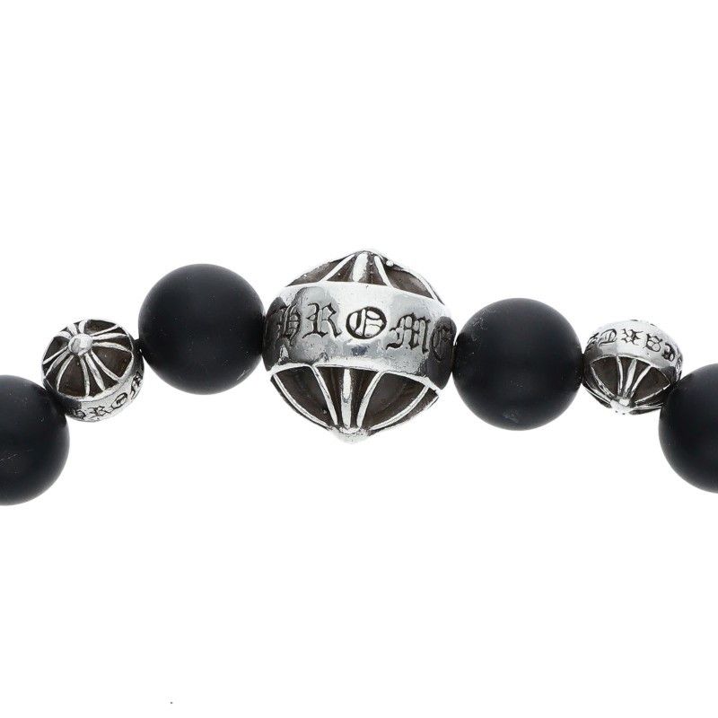 クロムハーツ 8mm BEAD 8mmビーズブレス BEAD ONYX 8mmオニキスビーズブレスレット メンズ 8mm WWW_MORNINGWALKER_COM