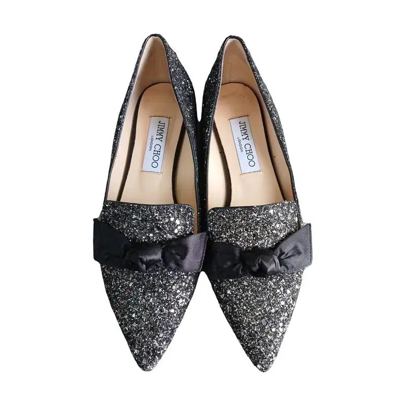 JIMMY CHOO Jimmy Choo(ジミーチュウ) グリッター フラット WOMEN ／ 40