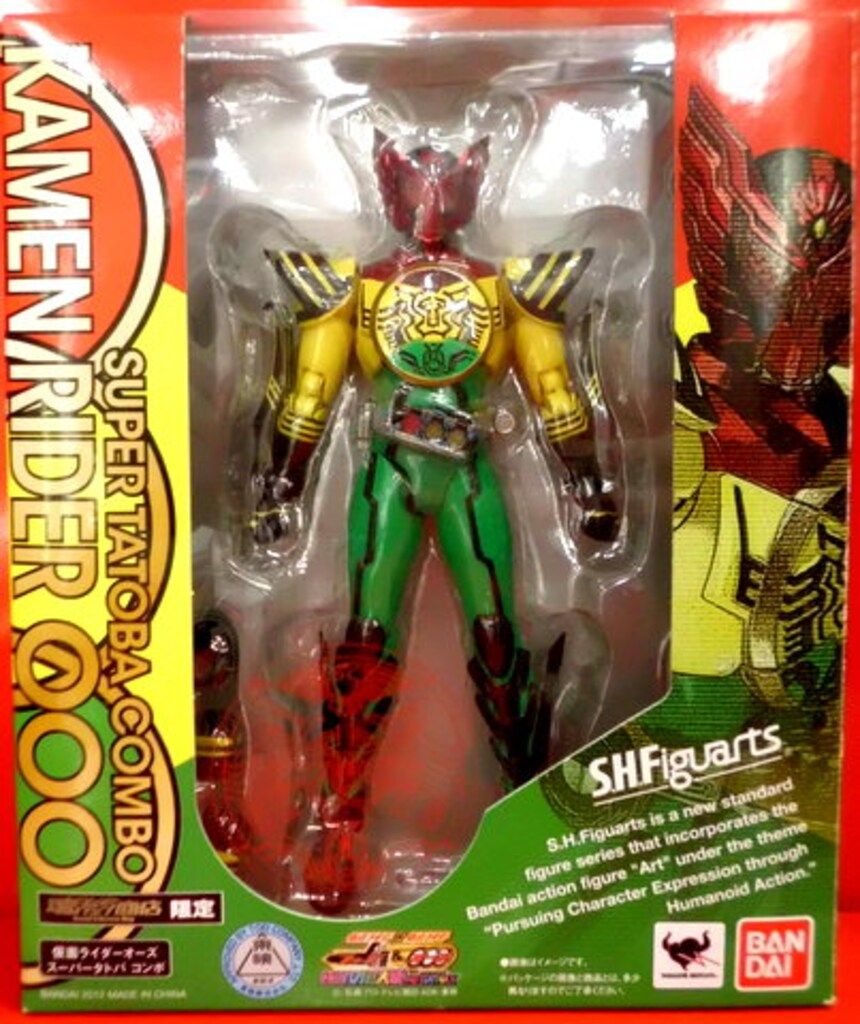 中古）バンダイ S.H.フィギアーツ 仮面ライダーオーズ『スーパータトバコンボ』 Amazon.co.jp: S.H.Figuarts 仮面ライダーオーズ スーパー