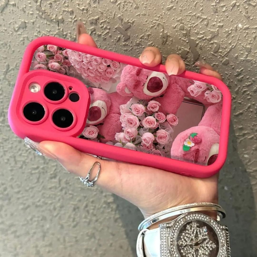 iPhoneケース　耐衝撃　防水 防汗 防埃 防指紋　シリコン　ピンク　保護力◎ thumbnail 5