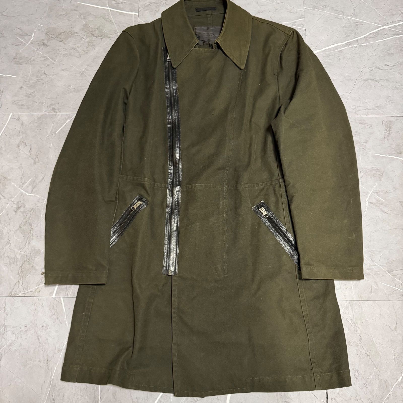 COMME des GARCONS HOMME コムデギャルソンオム 止水ジップ ミリタリー