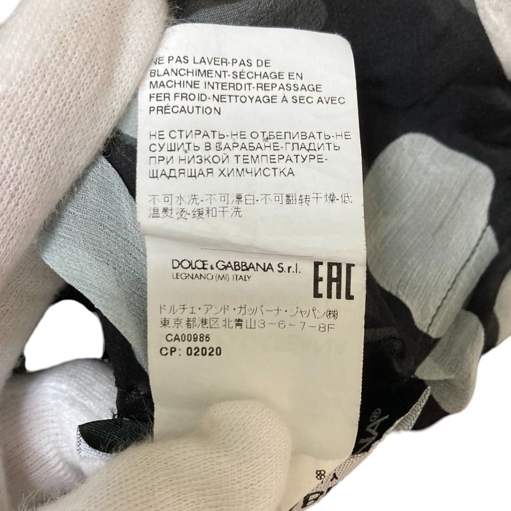 良品 DOLCE&GABBANA ドルチェアンドガッバーナ パネルドット シルク  