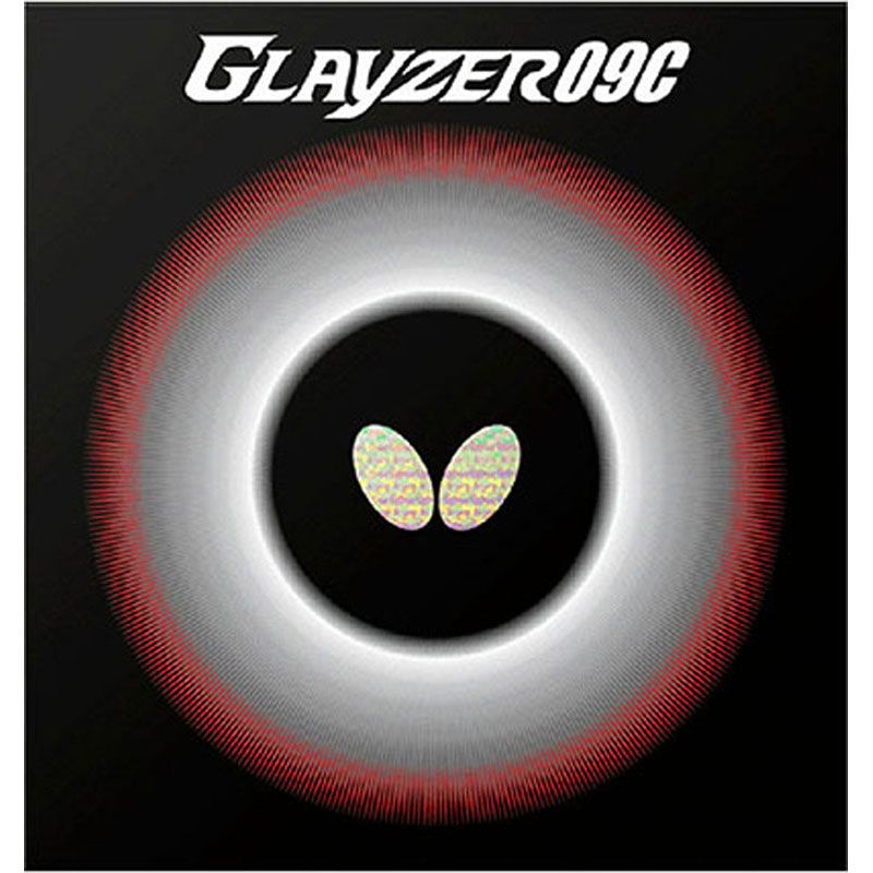 ロット販売 入り数6 Butterfly バタフライ グレイザー 09C 卓球 ラバー 06110-278 278 ブラック