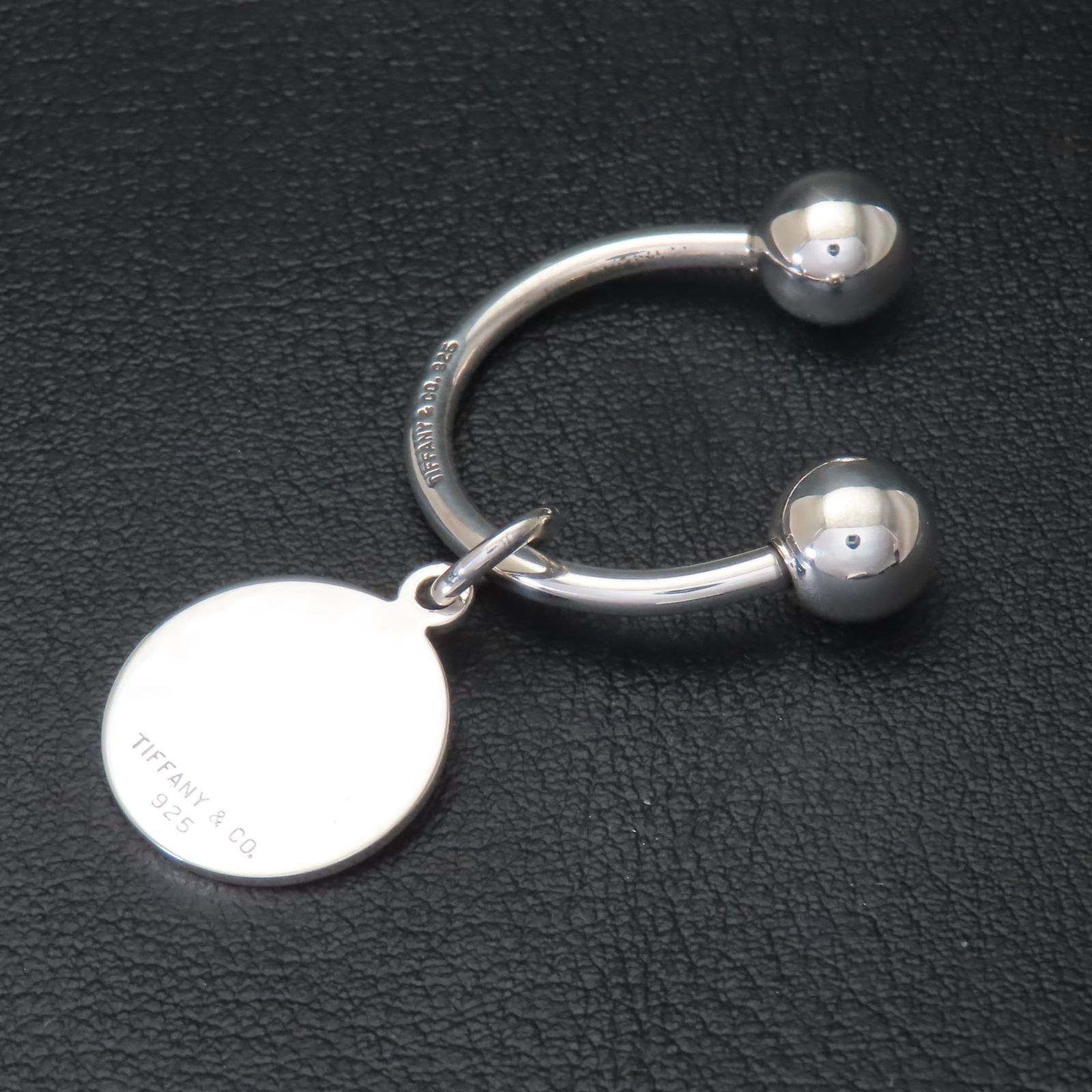 新品同様 美品 TIFFANY&Co. ティファニー ラウンド ラウンドタグ 