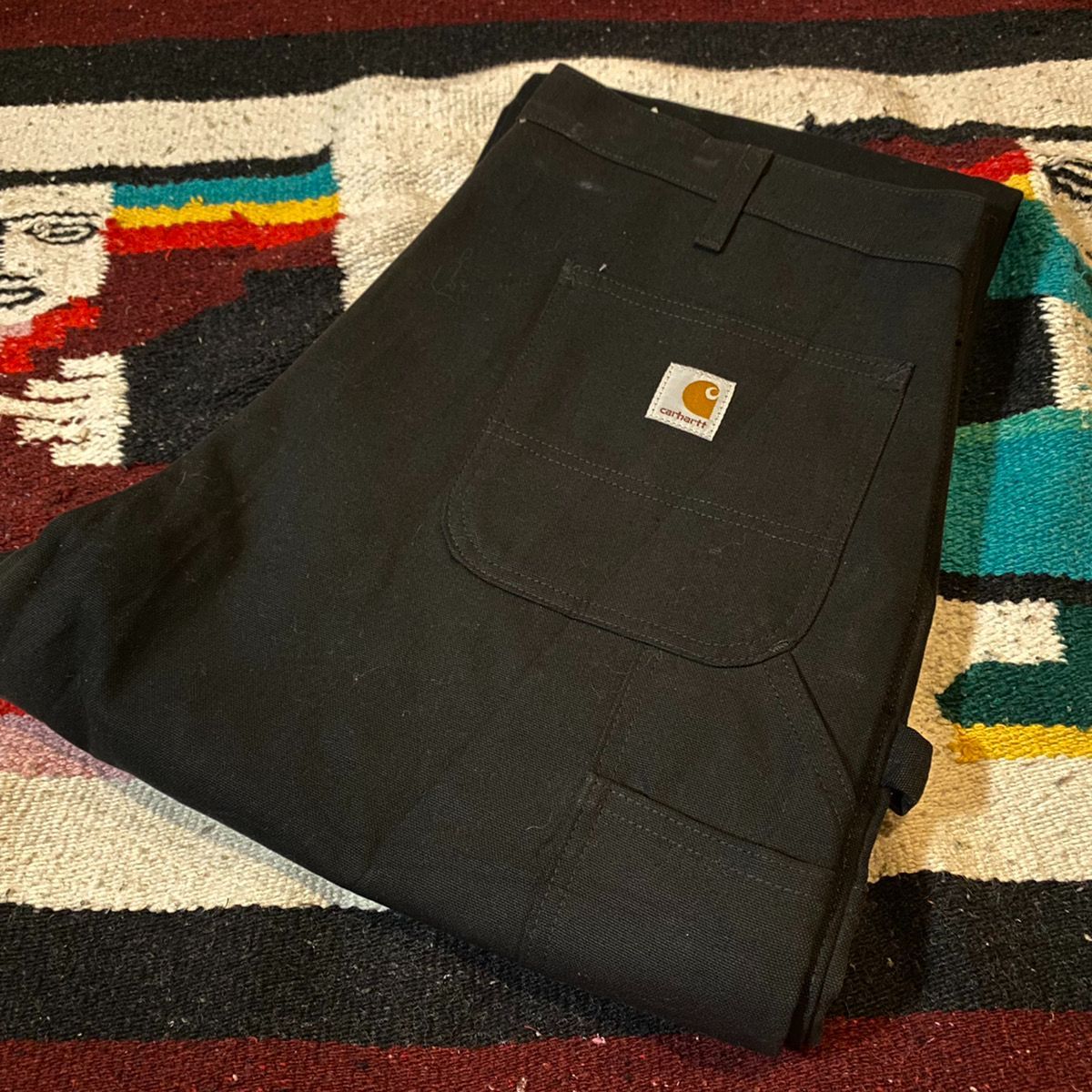 Carhartt Double Knee Black Duck Painter Pants カーハート ダブルニー ブラック ダック ペインター パンツ  MADE IN MEXICO メキシコ製 Original Dungaree FIT 38×34 - メルカリ