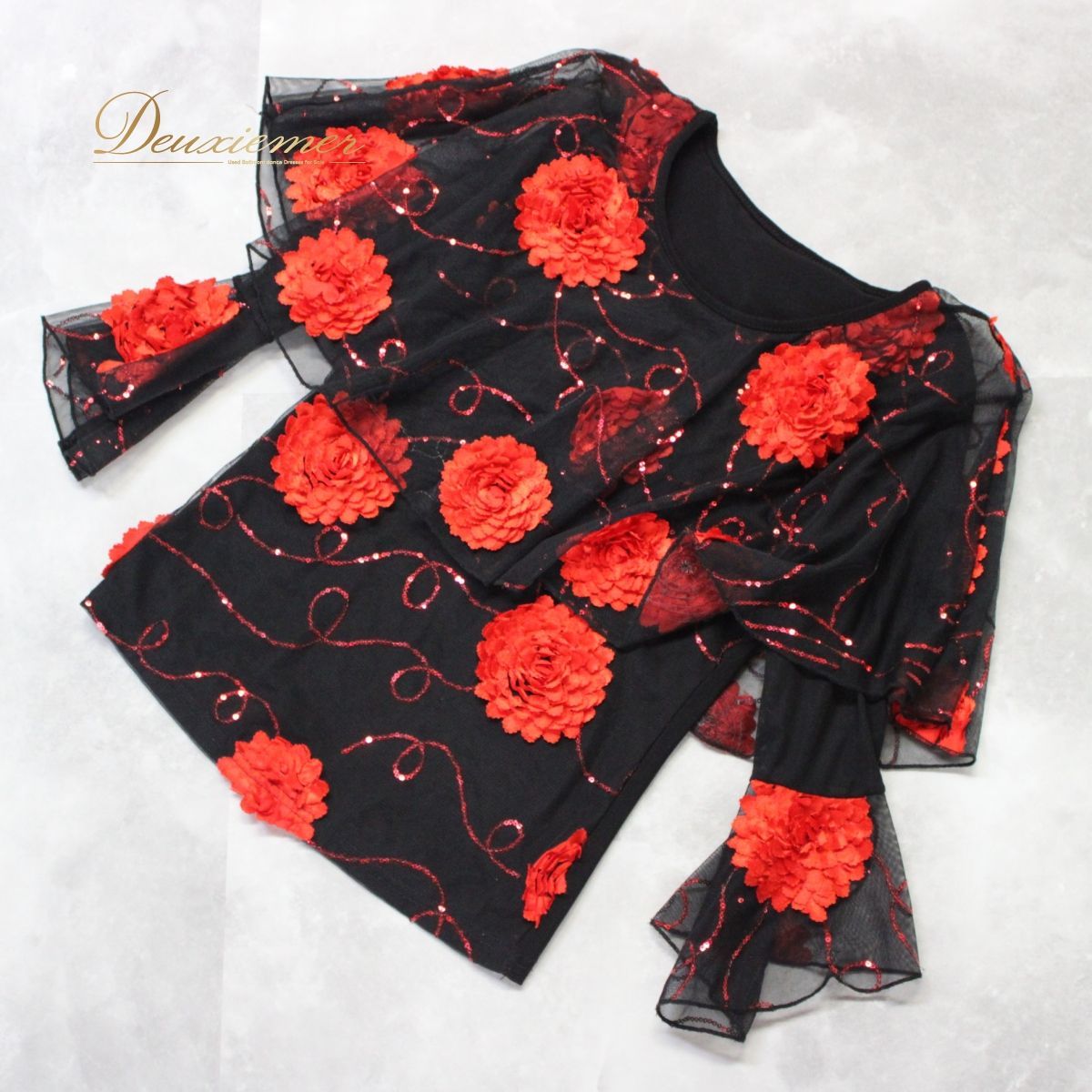 新品未使用 ラテンダンス練習着 ワンピースタイプ！シンプルで可愛い