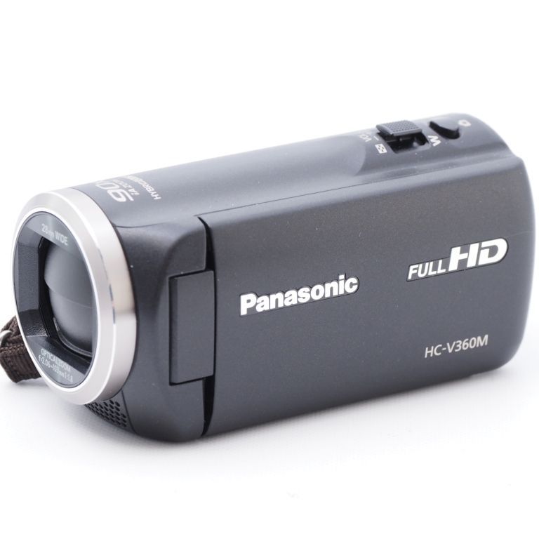 Panasonic パナソニック HDビデオカメラ V360M 16GB ブラック HC-V360M-K