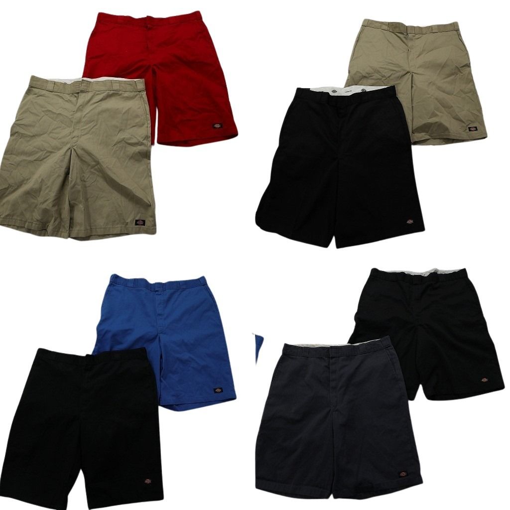 古着卸 ディッキーズ Dickies ルーズフィット ワークショートパンツ セルフオンポケット8枚セット メンズ 44 古着 NA4764