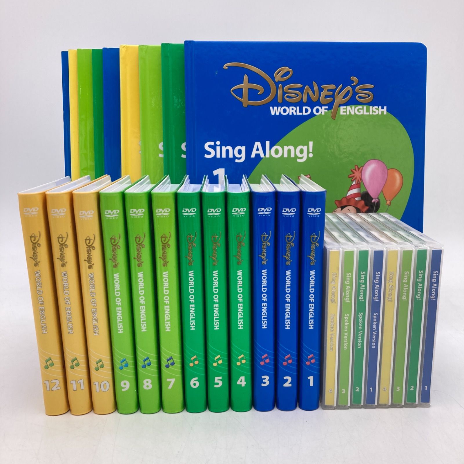 2018年購入 シングアロングセット 新子役 DVD12枚 絵本＆CD 字幕あり 