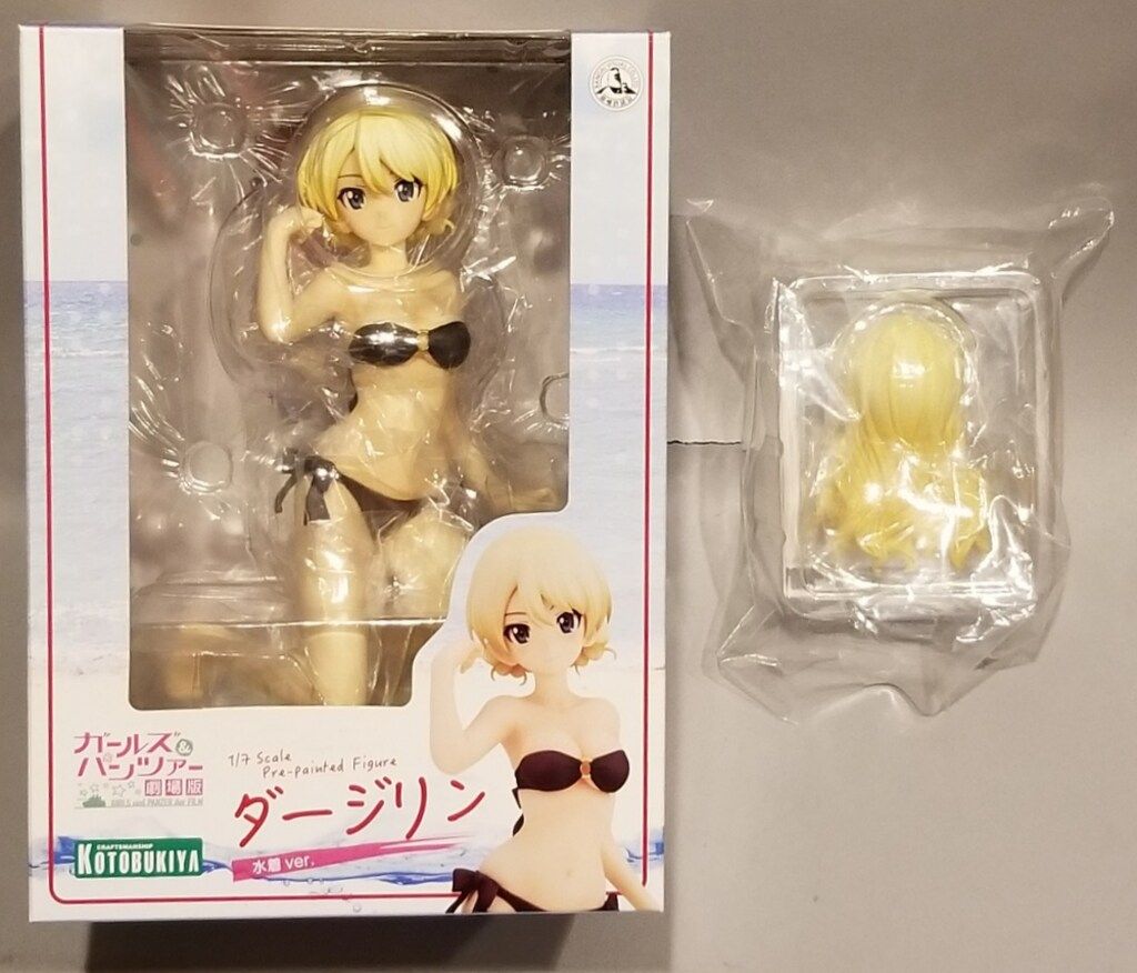 KOTOBUKIYA - 【未開封】ガールズ＆パンツァー劇場版『ダージリン水着Ver.』特典ロングヘアー付 Amazon.co.jp: ガールズ&パンツァー 劇場版 ダージリン 水着ver