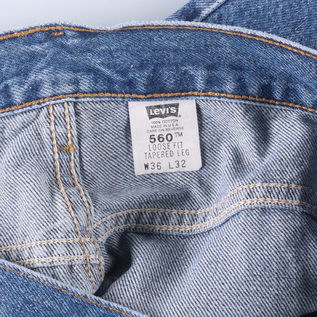 古着 リーバイス Levi's 560 LOOSE FIT TAPERED LEG テーパード