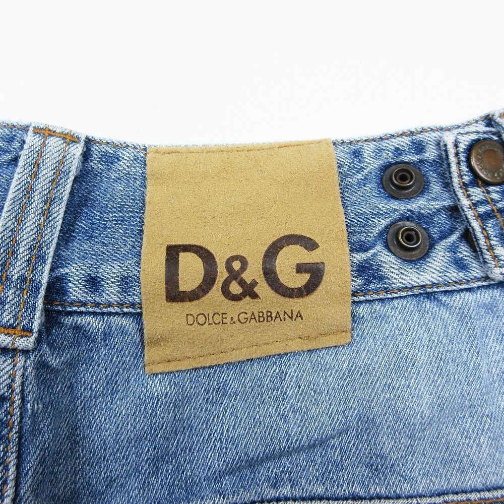 00s D&G DOLCE&GABBANA ドルガバ デニムパンツ ジーンズ ボタン