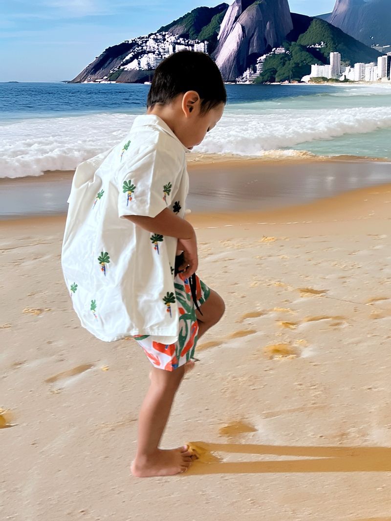 パタゴニア　水陸両用水着 水陸両用キッズフォーリャパタゴニアスイムパンツ 子ども 水着