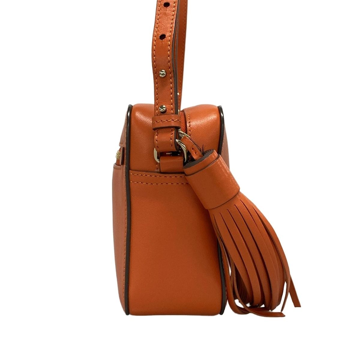 【極美品】ANYA HINDMARCH ニーソン オレンジ ショルダーバッグ ANYA HINDMARCH アニヤハインドマーチ ショルダーバッグ Cross