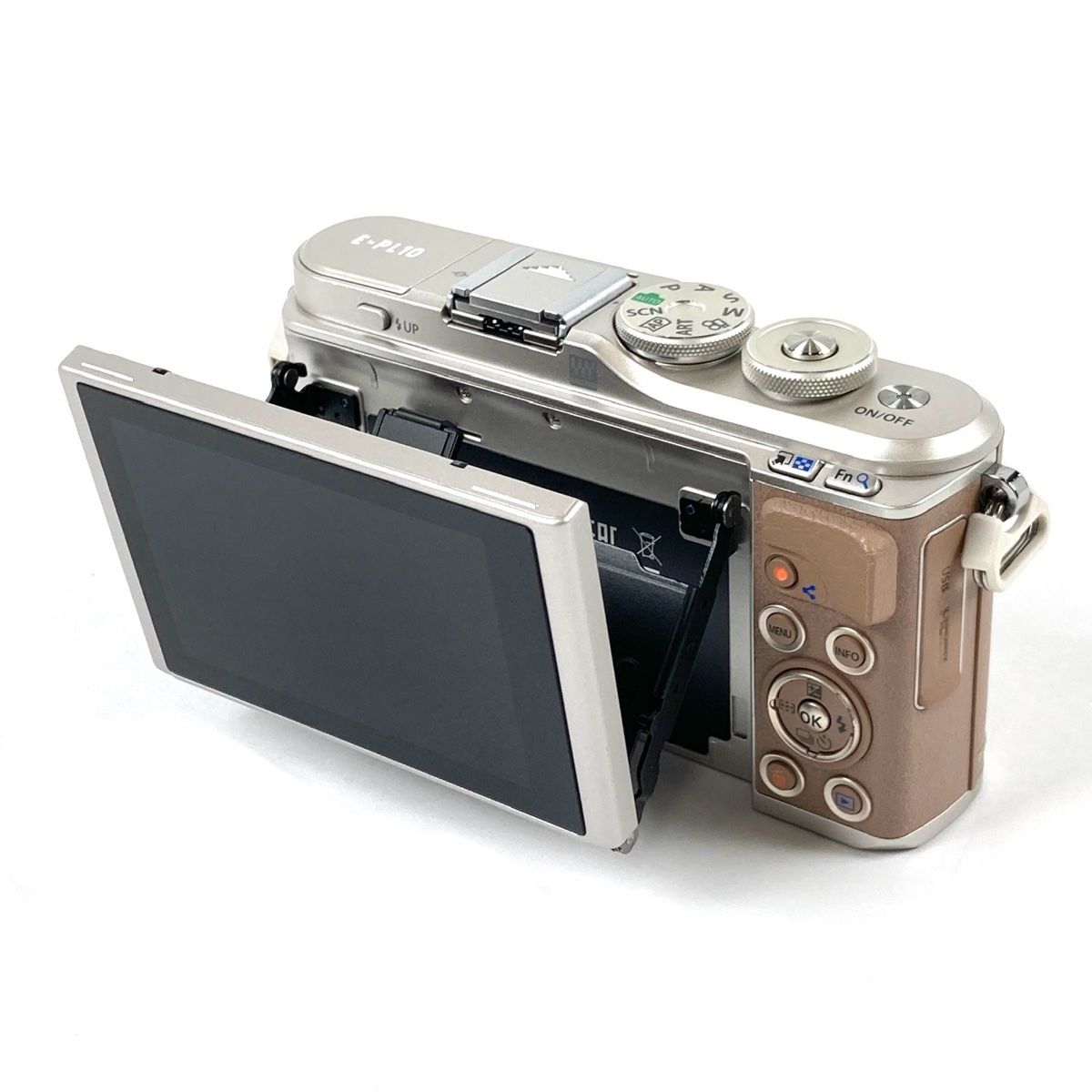 OLYMPUS PEN ミラーレスカメラ ブラウン オリンパス PEN E-PL8 ボディ 