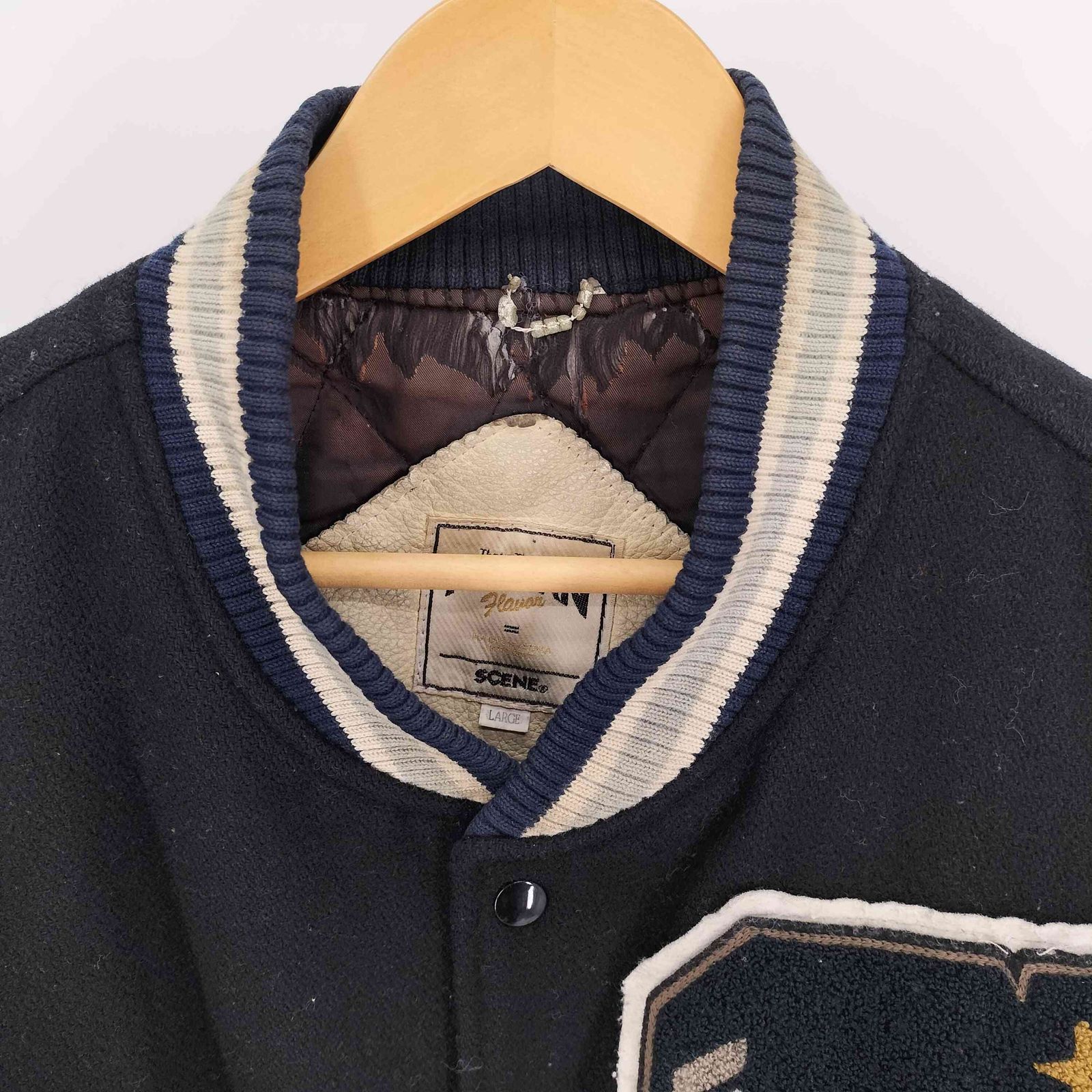 シーン SCENE 90S AMERICAN Hauan Champs S ロゴ ワッペン アーム