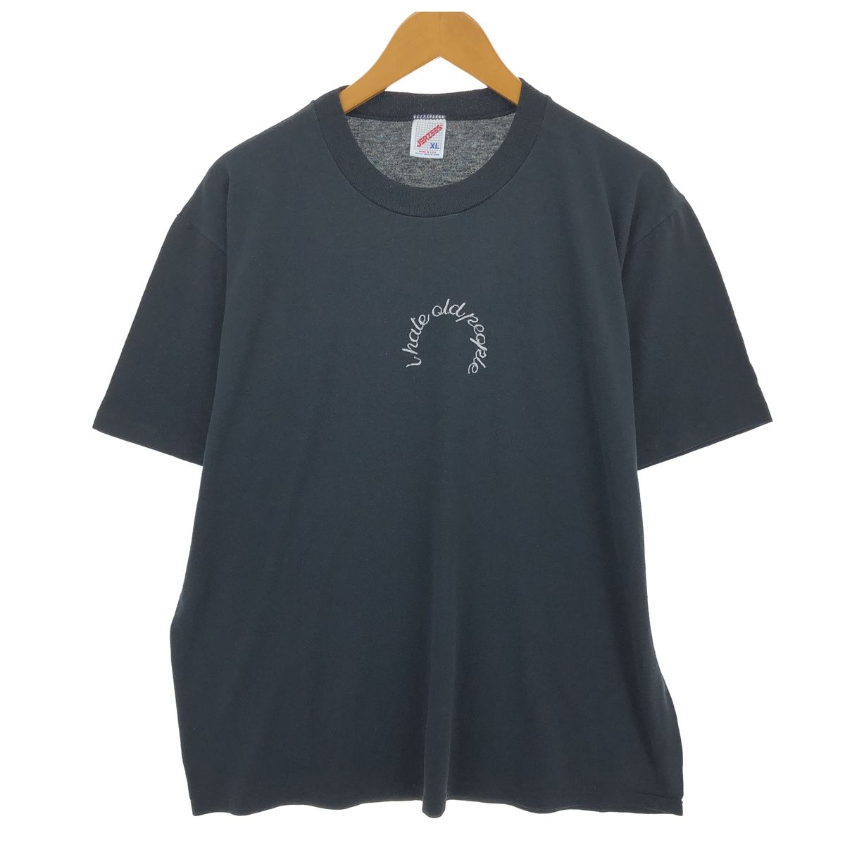 古着 90年代 ジャージーズ Jerzees 刺繍Tシャツ USA製 メンズXL