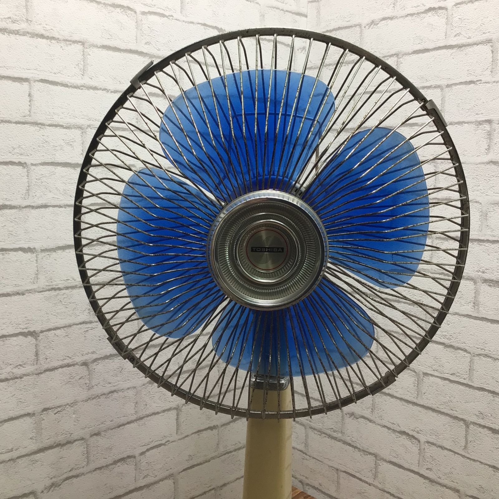 6143 【当時物】TOSHIBA 東芝 扇風機 H-30AQ 昭和レトロ 4枚羽根 羽根