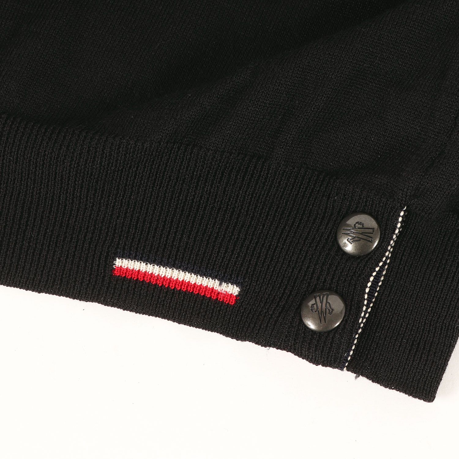 MONCLER モンクレール ニット サイズ:M ヘム スナップ ハイゲージ 