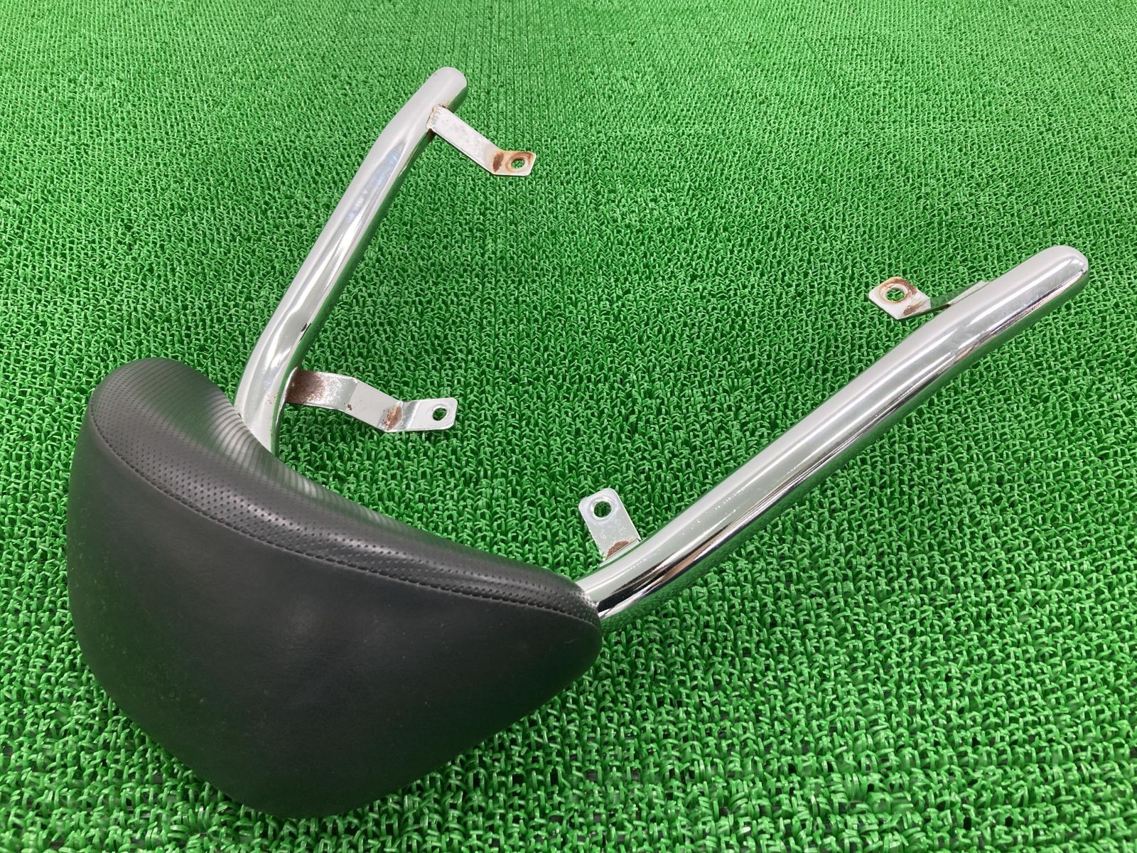 PCX125 PCX150 グラブバー 社外 バイク 部品 JF28 KF12 バックレスト 曲がり無し 品薄 希少品:22319361