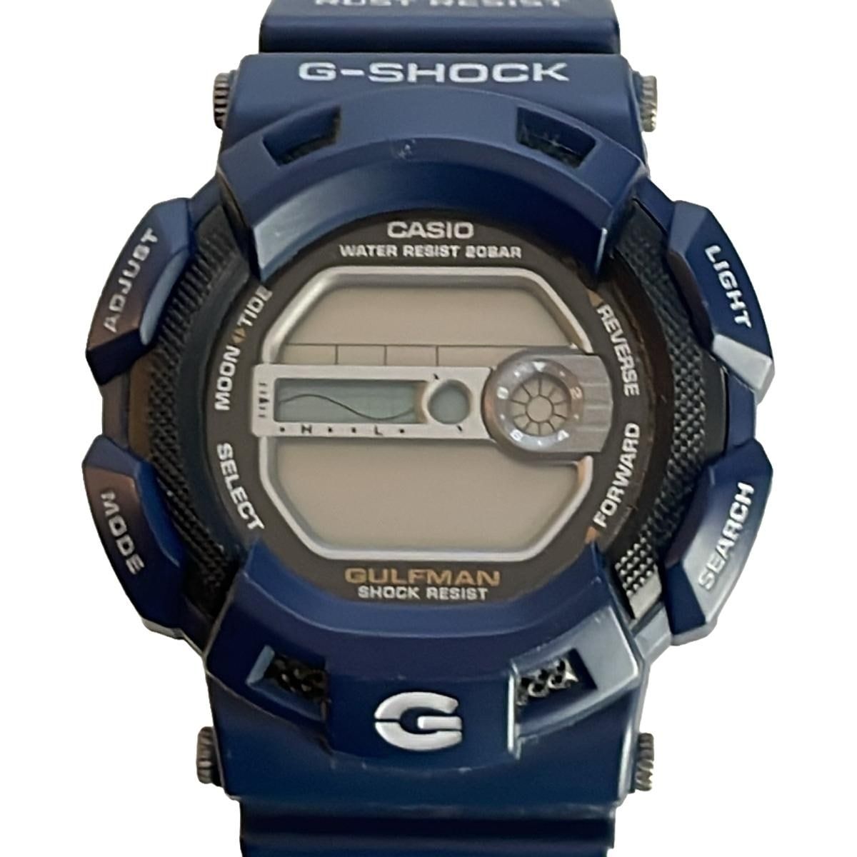 CASIO(カシオ) 腕時計美品  G-SHOCK/GULFMAN(ガルフマン) G-9100 メンズ 黒