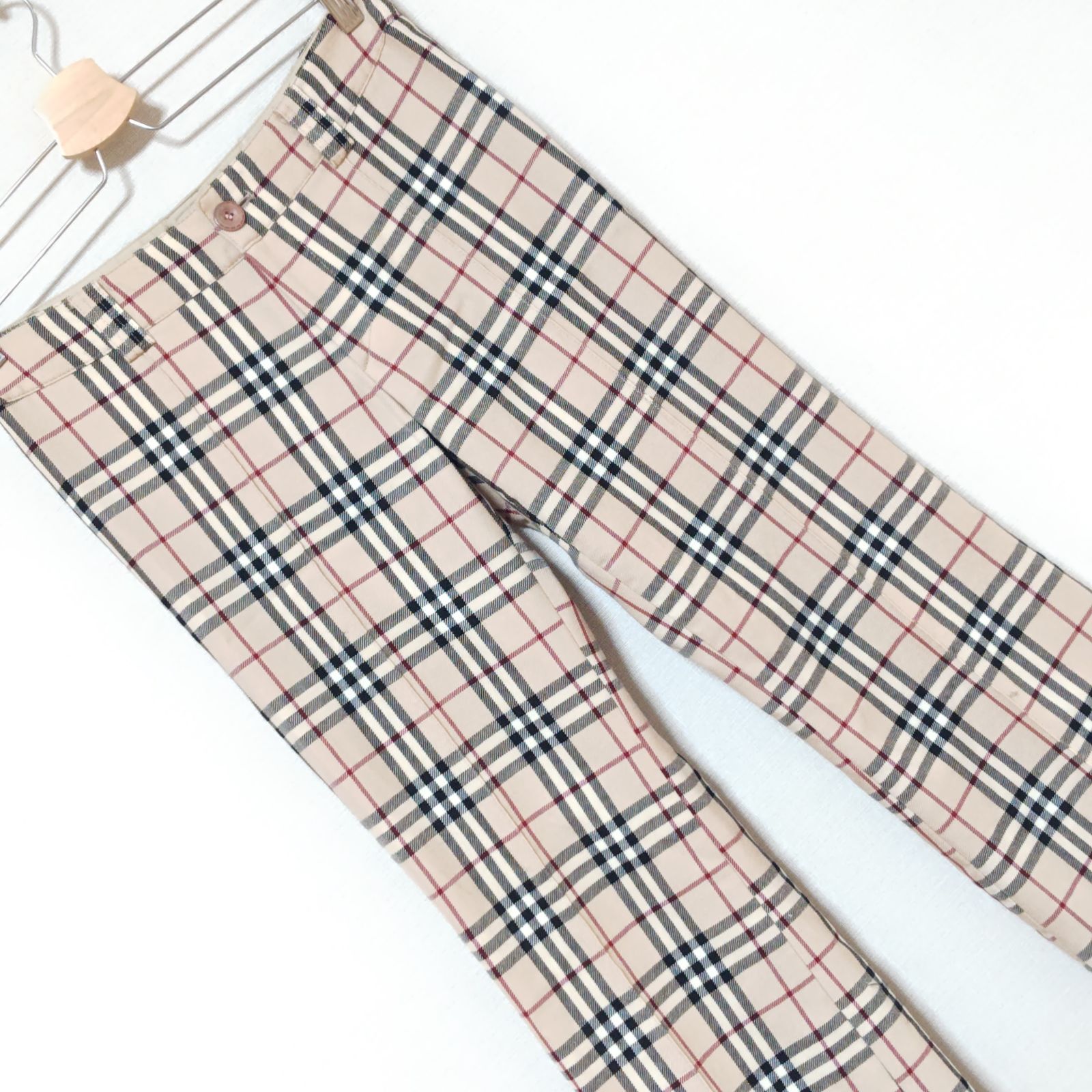 BURBERRY LONDON BLUE LABEL ノバチェック　サイズ38 美品】BURBERRY BLUE LABEL ノバチェック 長袖シャツ 38