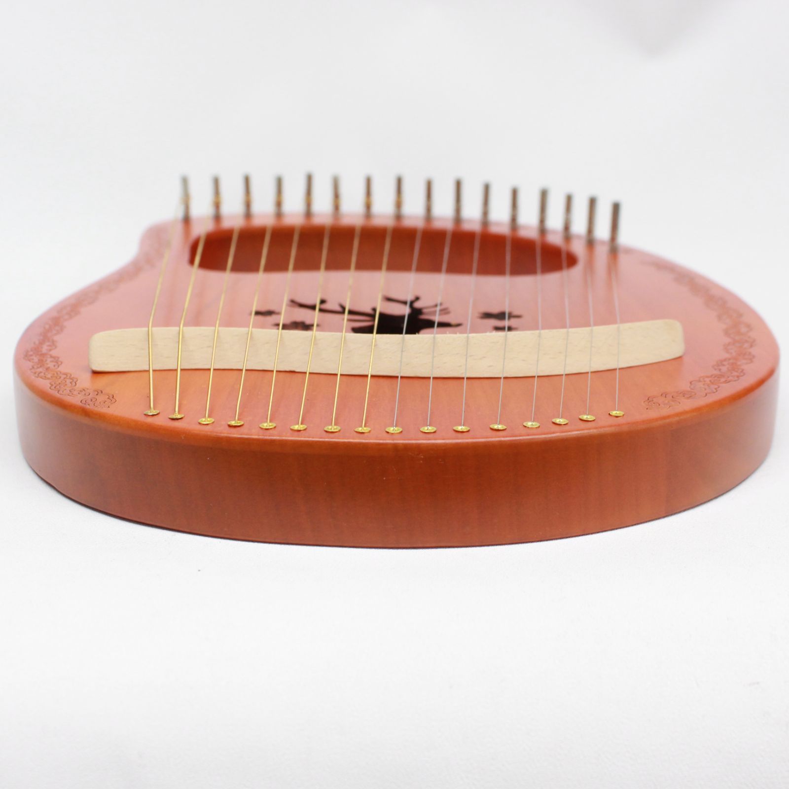 ☆1266 ライアー ハープ 16弦 木製 堅琴 - メルカリ