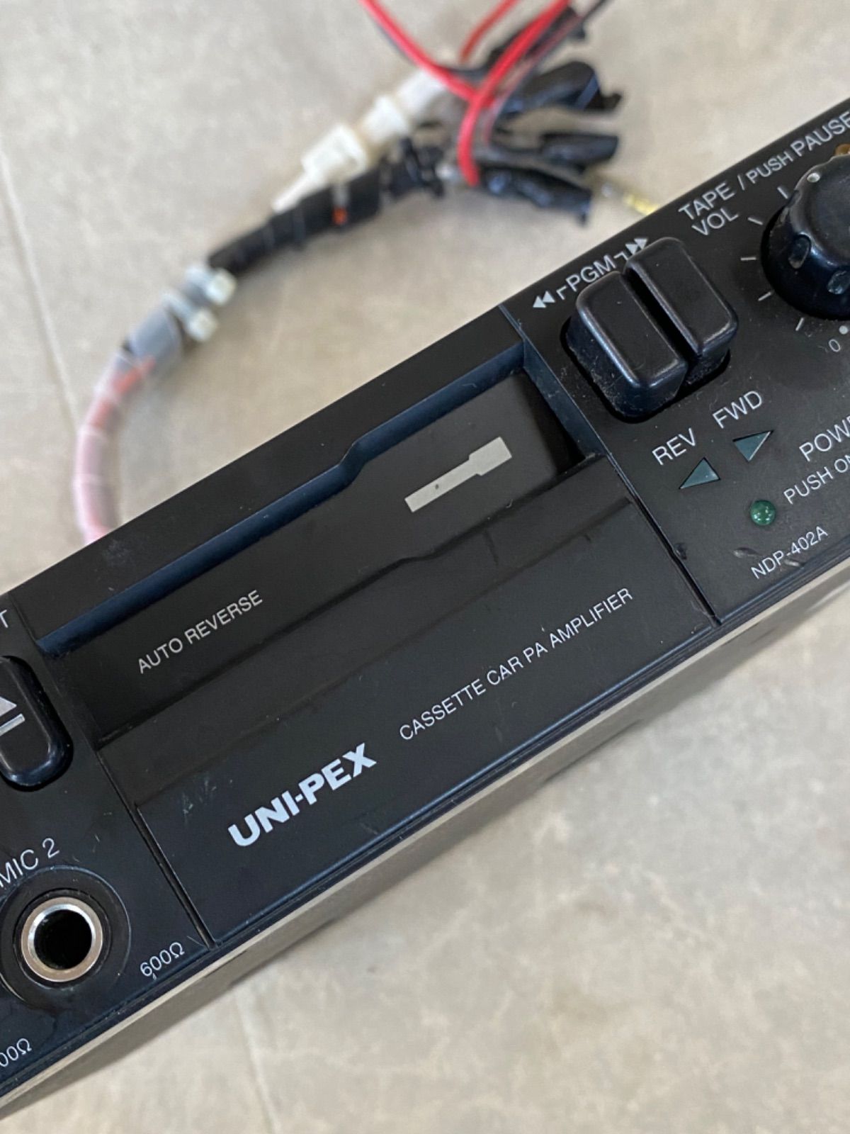 UNI-PEX 車載用カセット付きアンプ NDP-402A ユニペックス 通電OK 