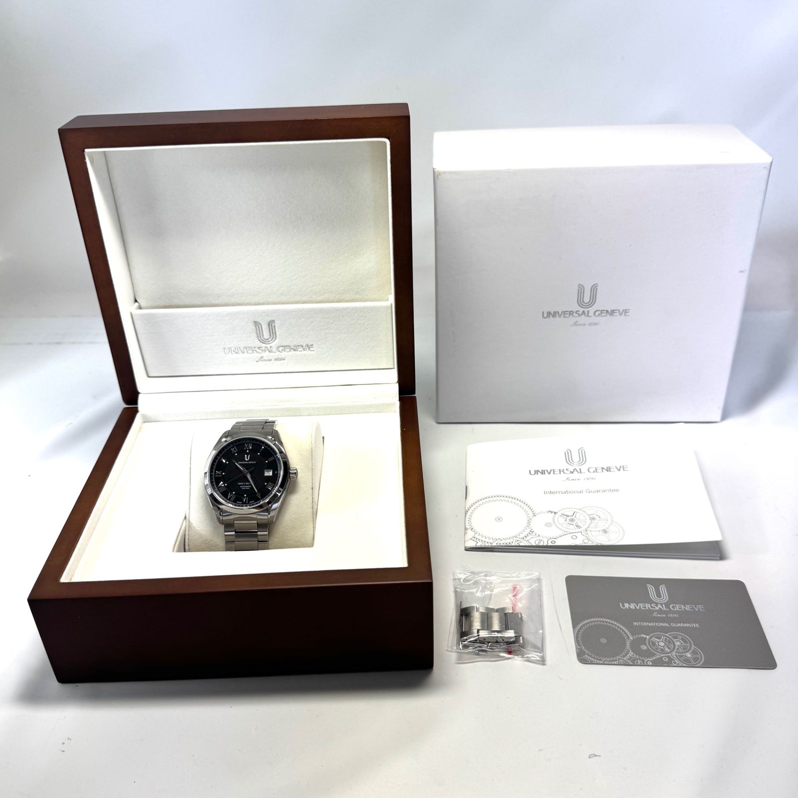 レア ユニバーサルジュネーブ UNIVERSAL GENEVE クォーツ メンズ 美品・希少】中古 腕時計 メンズ ユニバーサルジュネーブ