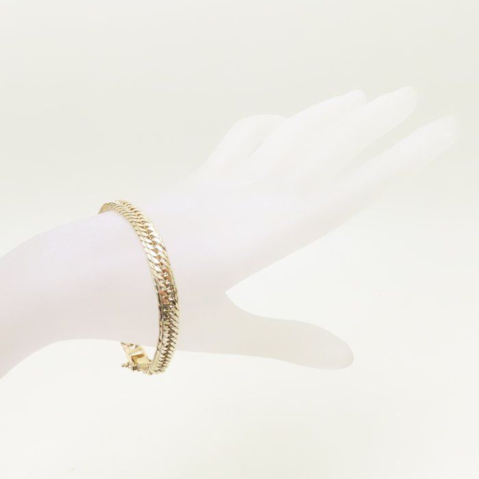 喜平ブレスレットK18 YG 喜平ブレスレット K18YG イエローゴールド 8面 トリプル 20cm