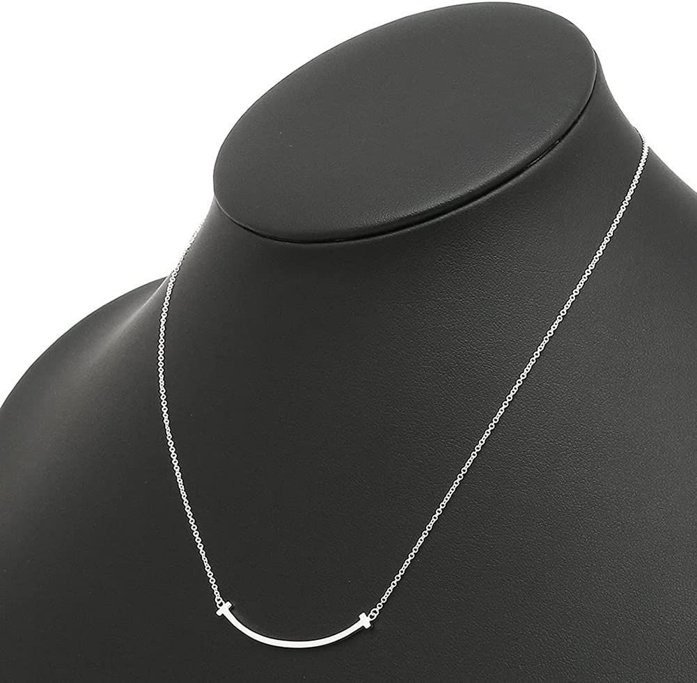人気品✨ティファニー　スマイル ペンダントネックレス　銀色　美品 TIFFANY&Co. 並行輸入品 ティファニー TIFFANY シルバー