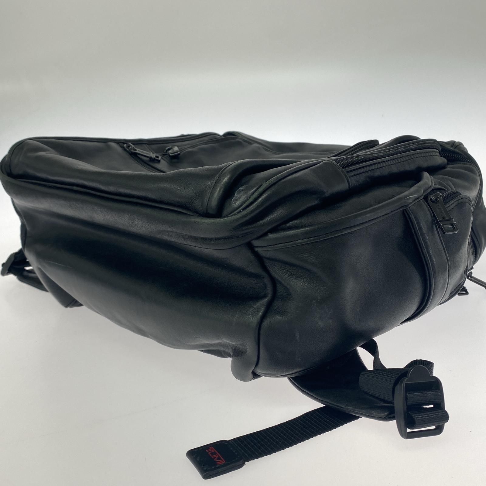 TUMI トゥミ レザーリュック・デイパック/ブラック TUMI