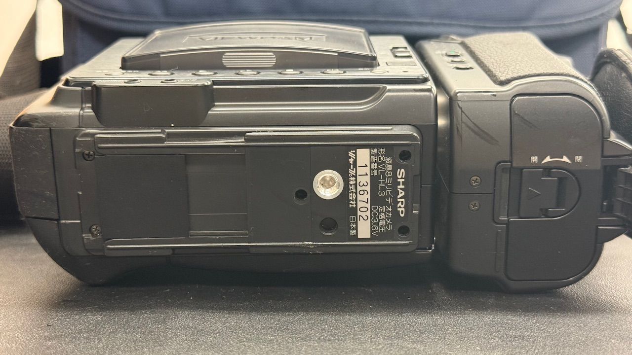 【動作美品】VL-HL3 シャープ Hi8mmビデオカメラ 8mm 423 美品・動作良好 Hi8 シャープVL-HL3 8ミリビデオカメラ DVD化に