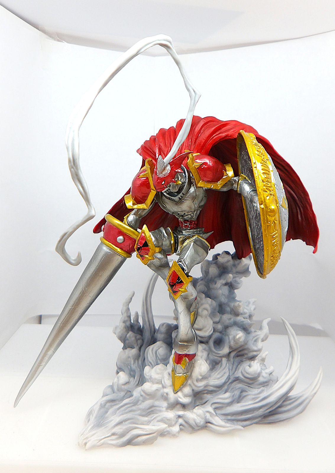 一番くじ 「デジモン」光を放つふたつの力 B賞 デュークモン 魂豪示像 アクスタ 一番くじ 「デジモン」シリーズ -光を放つ、ふたつの力-｜一番