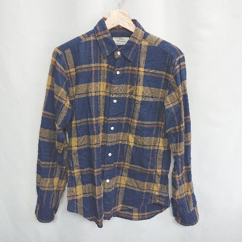 ◇ JOURNAL STANDARD relume チェック柄 長袖 シャツ サイズS ブルー 