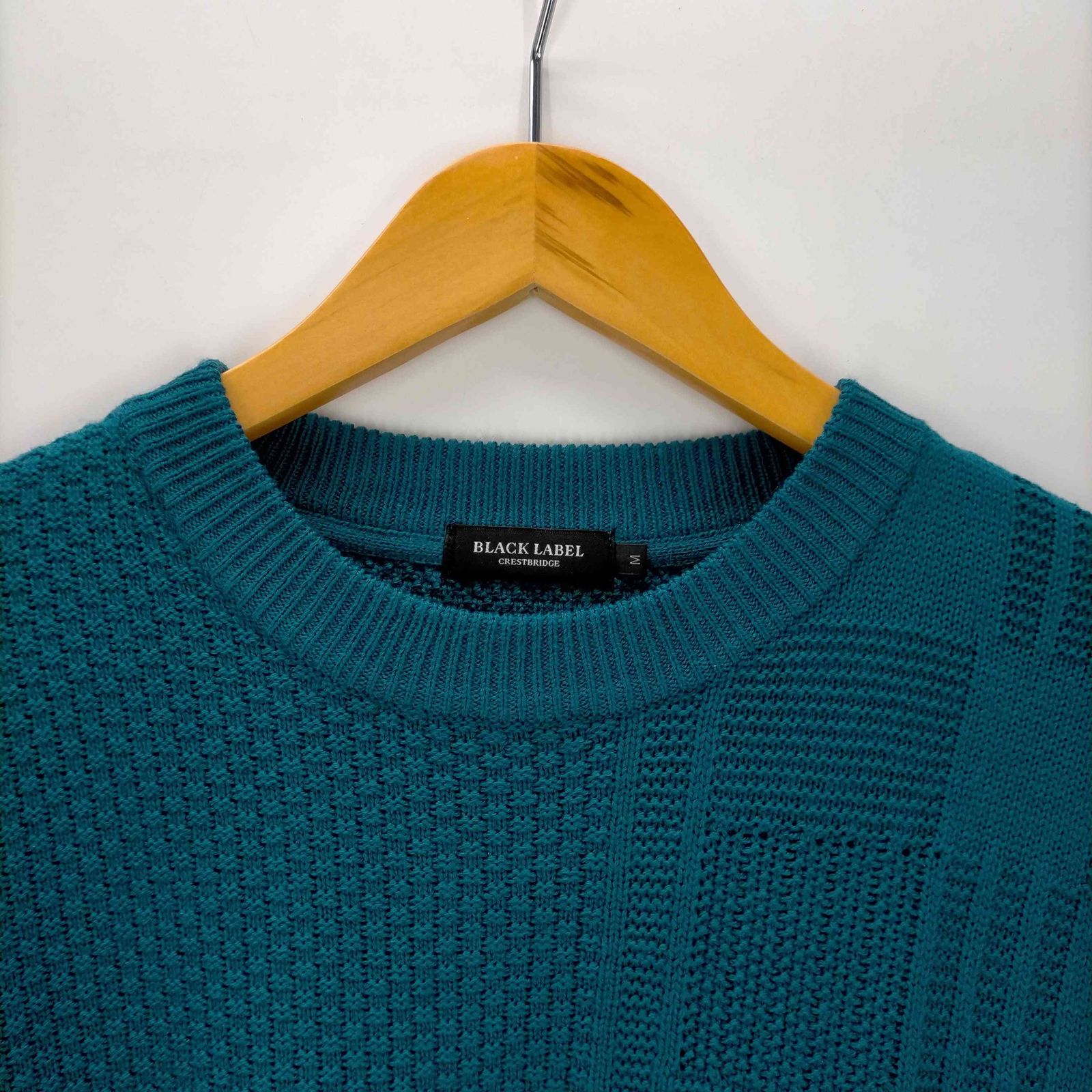新品✨ ブラックレーベルクレストブリッジ サマーニット CBチェック M 青 新品✨ ブラックレーベルクレストブリッジ サマーニット CB